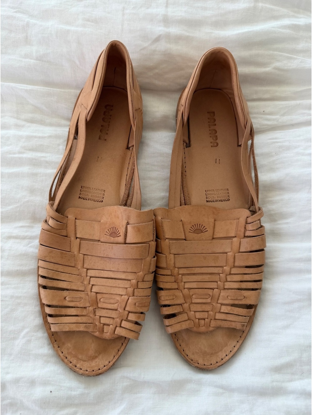 Palapa The Classic “Sahuayo” Rubber Sole Leather Huaraches Sandals size 11